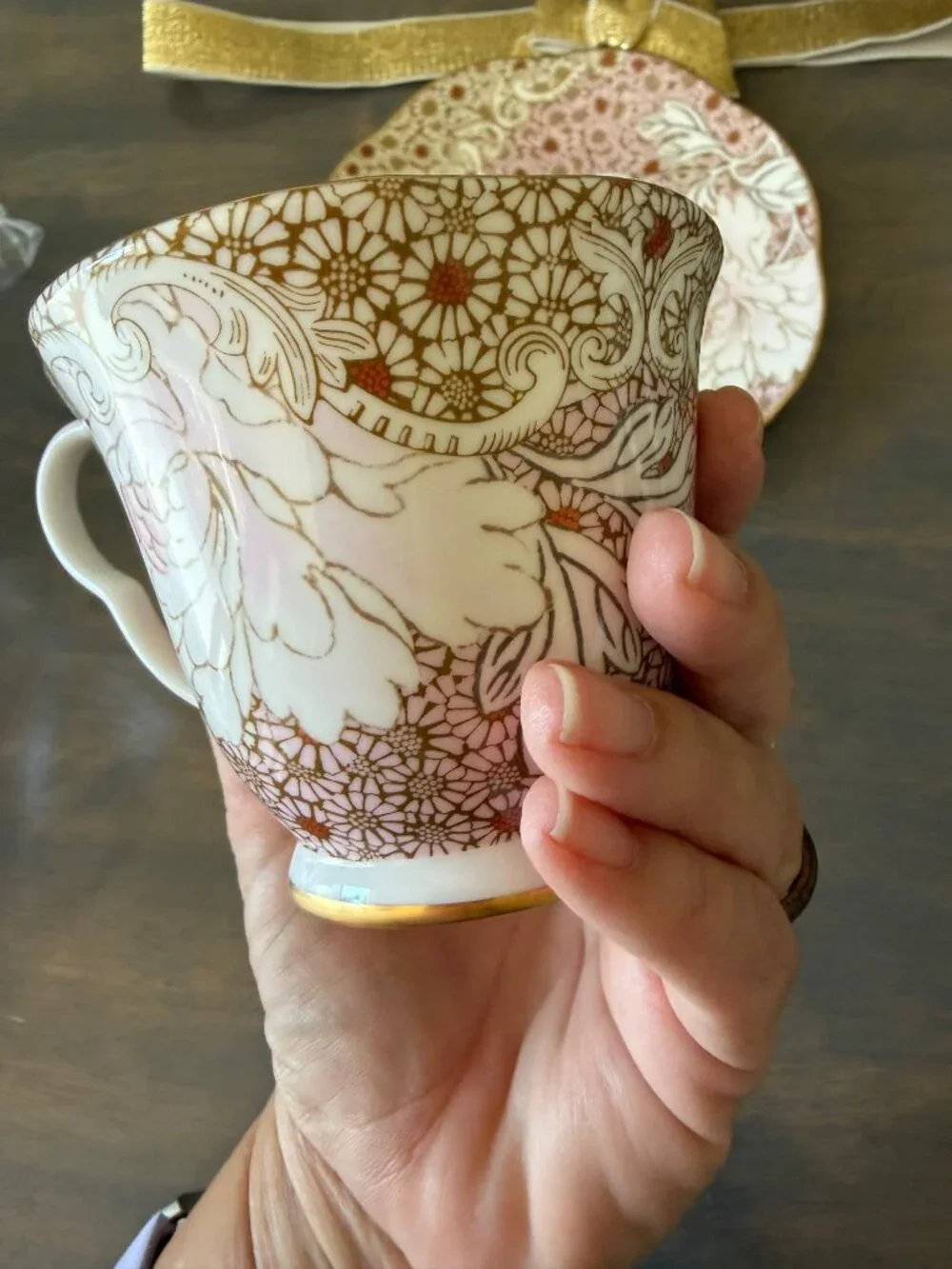 Wedgwood Daisy Tea Story Cup & Saucer Set With Keepsake Box Rare Find